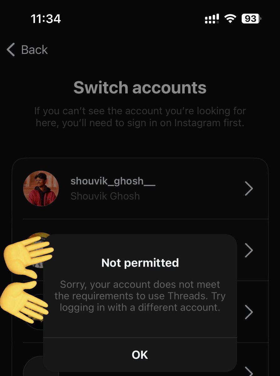 Shouvik15613655's tweet photo. #ThreadsApp 🤷‍♂️🤷‍♂️ https://t.co/H11uPKbZ8T