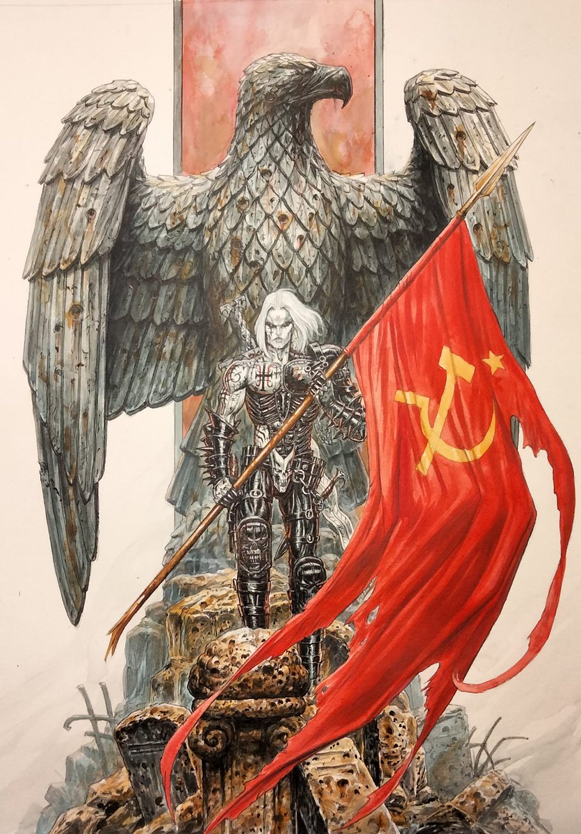 PatMillsComics's tweet photo. Olivier Ledroit has excelled himself with the title page for Requiem 12
#requiemvampireknight https://t.co/t78r8OMDn5