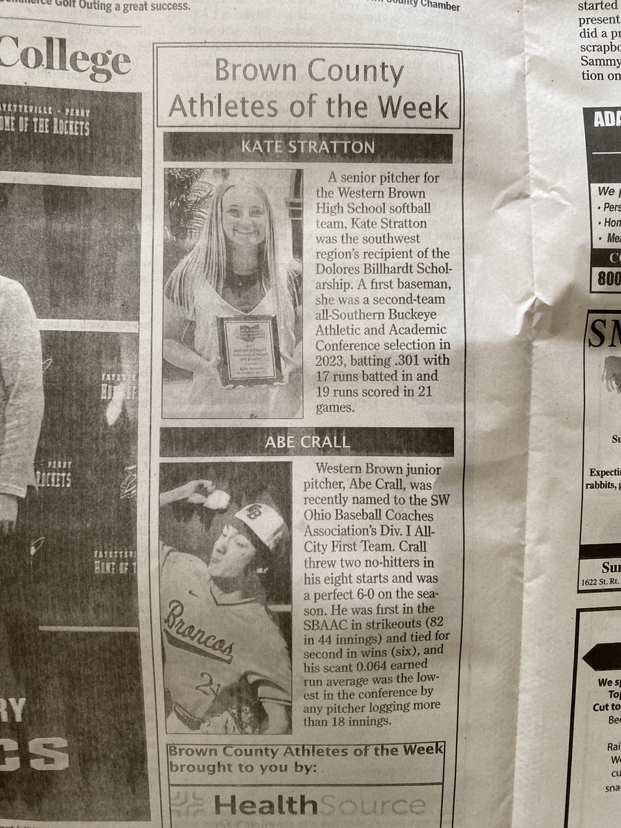 herrmj12's tweet photo. Congratulations Kate and Abe-⁦@BCPressSports⁩ Athletes of the Week! ⁦@wbhsathletics⁩ https://t.co/IkWwdTzLB3