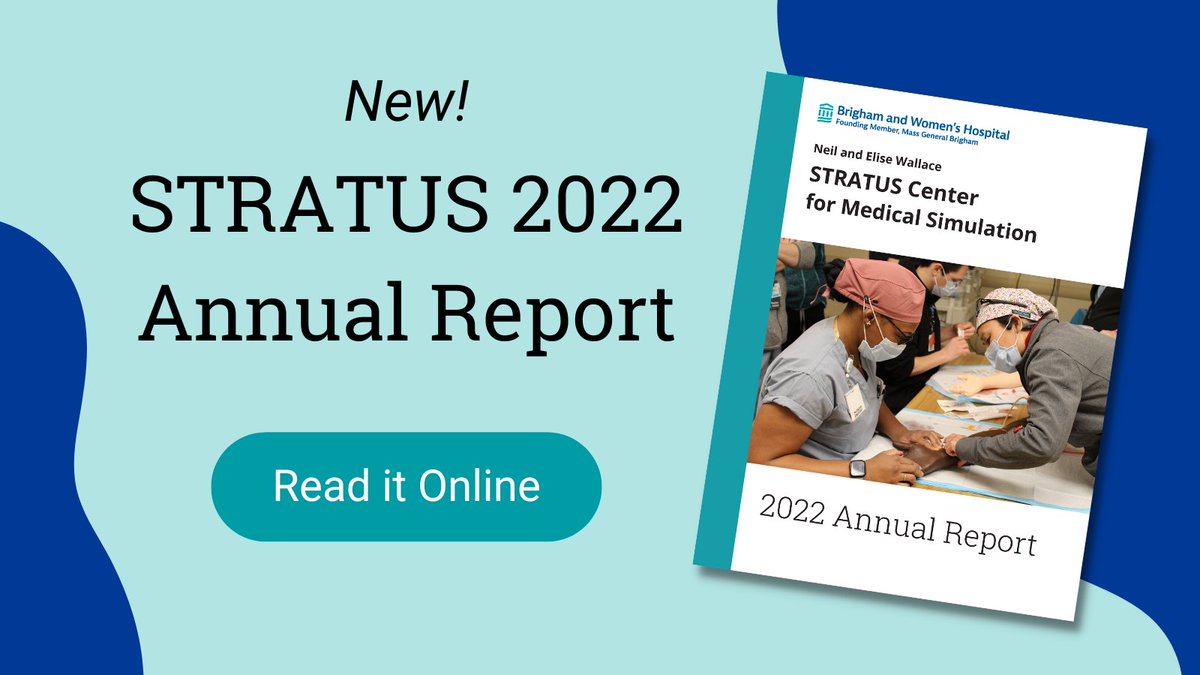 Just released -- the STRATUS 2022 Annual Report! Our annual report showcases innovative new courses, new equipment, new grants, faculty/staff achievements, and other happenings in 2022. Read it here: bit.ly/3rk1N9m 
#simulation #MedEd #MedTwitter