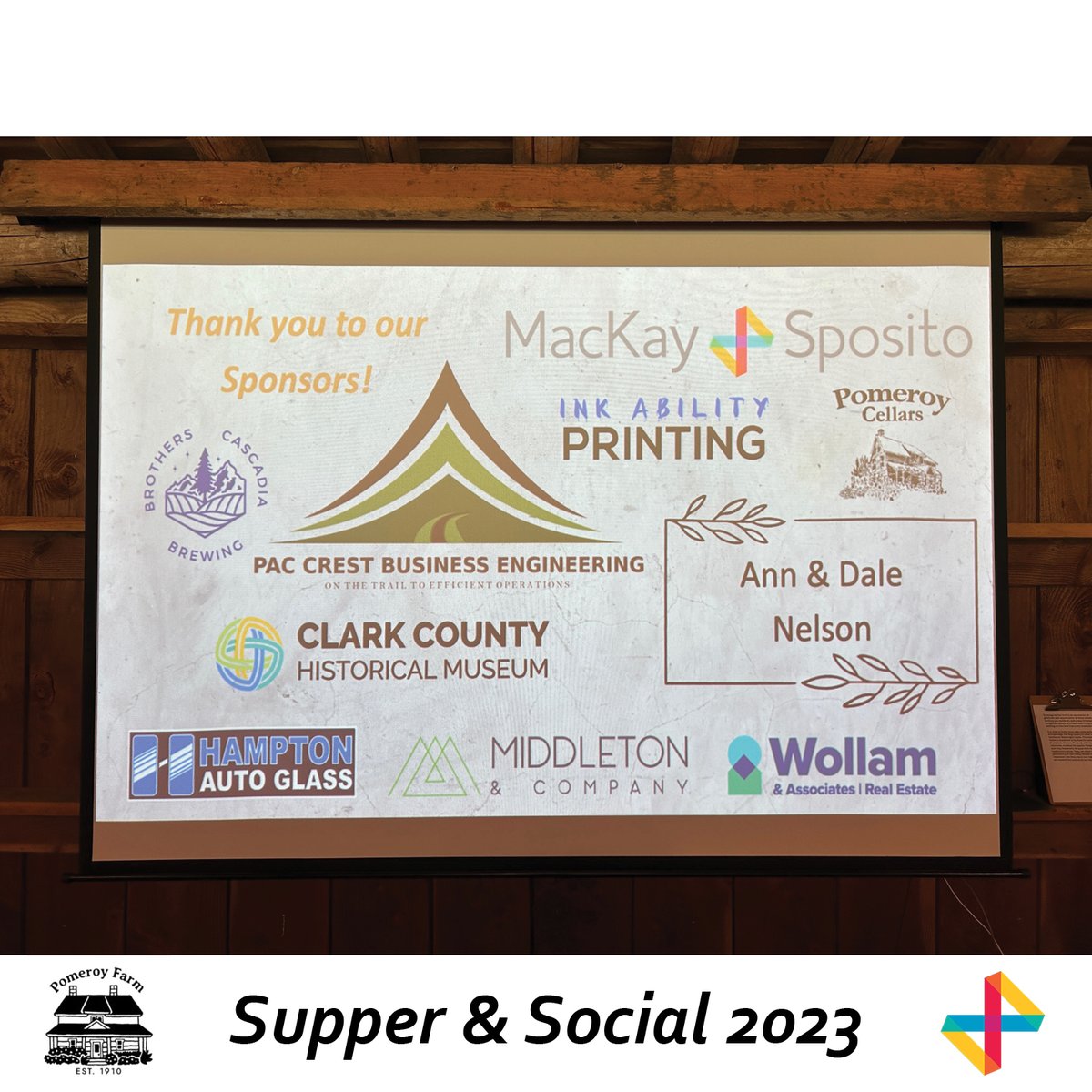 A few weekends ago, MacKay Sposito sponsored and attended the Pomeroy Farms Supper &amp; Social fundraising event. Our very own environmental specialist, Tommy Miller, is Farm Family and Board President of this wonderful organization!

Read more here!
hubs.ly/Q01WMz-K0