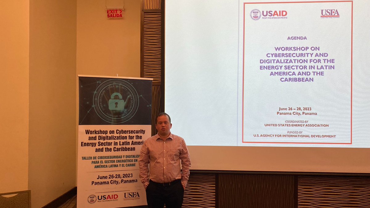 OEA_Cyber's tweet image. Awesome experience at the Cybersecurity &amp;amp; Digitalization Workshop for Energy Sector in Latin America and the Caribbean! 
@OEA_Cyber joined forces with @USEnergyAssn to share vital program info. Honored to be part of a panel discussing the challenging topic of ransomware.
#AmpUp