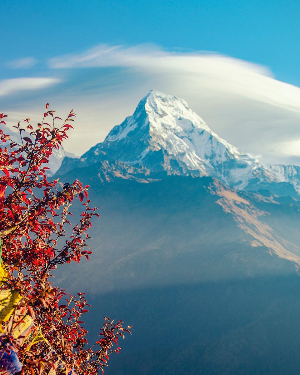 Would you trek to Everest Base Camp? ⛰️ 'I hiked amongst these titans; a backdrop of colourful prayer flags proved a constant reminder of Nepal’s very soul' - Rebecca Fancy following in her footsteps? bit.ly/44wsnKG 🔗 #Nepal #ExodusTravels #AdventureTime #Trekking