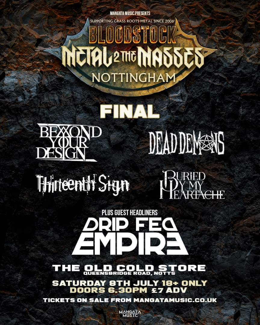 Only a few more days to go! Let's get BBMH to @BLOODSTOCKFEST !

M2TM Final: m.facebook.com/events/s/m2tm-…

#BuriedByMyHeartache #UnearthedMusic #M2TM #Bloodstock #melodic #metalcore #LetsGetBBMHToBloodstock