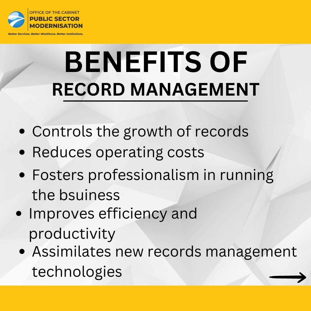 psmdja's tweet photo. #RecordsManagement #BusinessEfficiency #IncreasedProductivity
#psmd #psmdja https://t.co/uHaTKgNusG