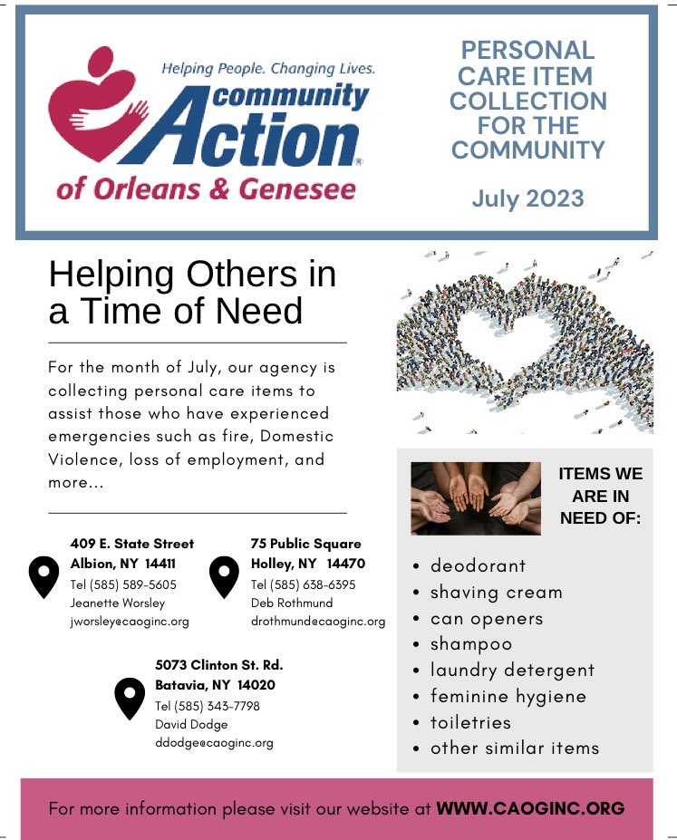DavidFDodge1's tweet photo. Each July, Community Action does a drive for personal care/hygiene items for those in need. Please help if you are able to. 

#community #communityaction #personalcare #personalcareproducts #personalcareitems #hygeine #hygeineproducts #hygieneitems #donate #donations https://t.co/k9ApYZm71p