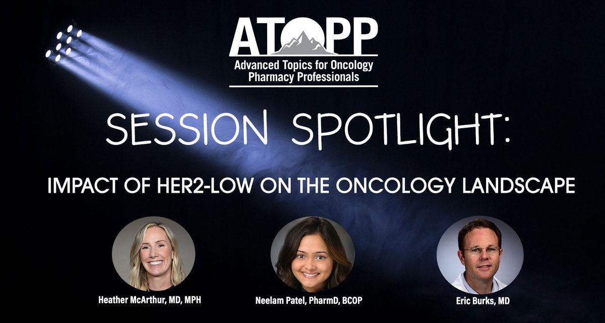 An oncologist, a pharmacist, and a pathologist all walk into a conference...Not something you see every day, right #oncopharm #MedTwitter ?! You’ll want a front row seat at this hot topic session about the challenges, controversies, and impact of HER2 low testing!