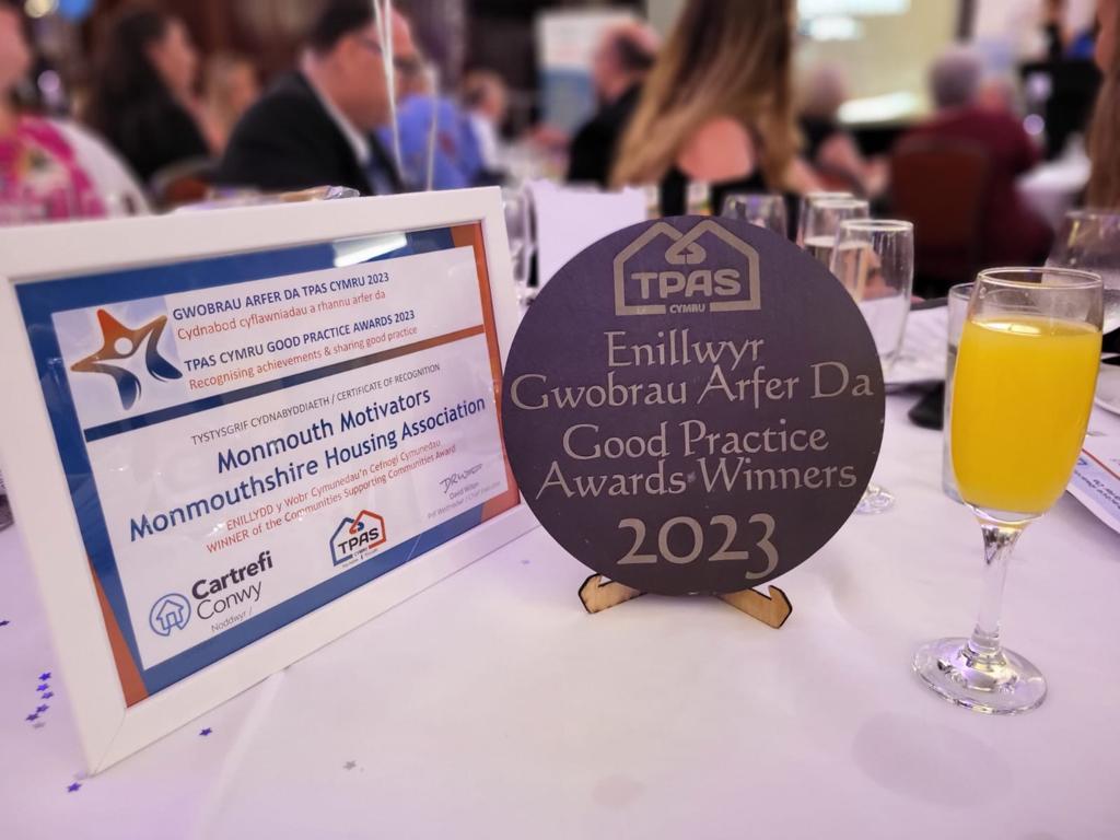 We've only gone and done it 1st place... the engagement team are thrilled that our tenants are being recognised for all the work they do for their community in Monmouth #monmouthmotivators <a href="/Mon_Housing/">Monmouthshire Housing Association (MHA)</a> <a href="/TPASCymru/">TPAS Cymru</a>