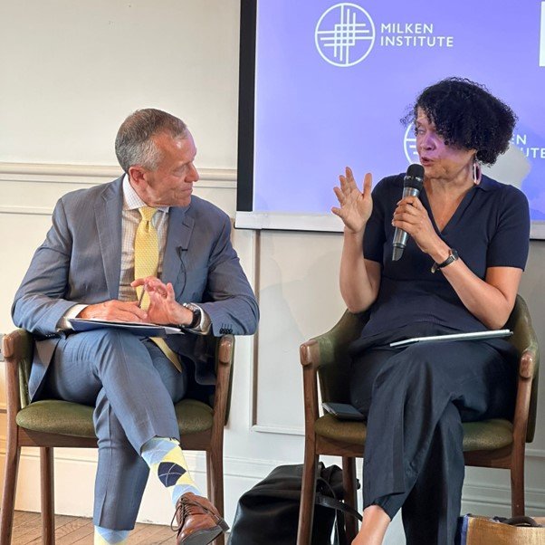 MilkenInstitute's tweet image. As part of our participation in #LCAW2023, our CEO Richard Ditizio moderated a conversation on &quot;Green Entrepreneurship and the Climate Investment Gap.&quot;