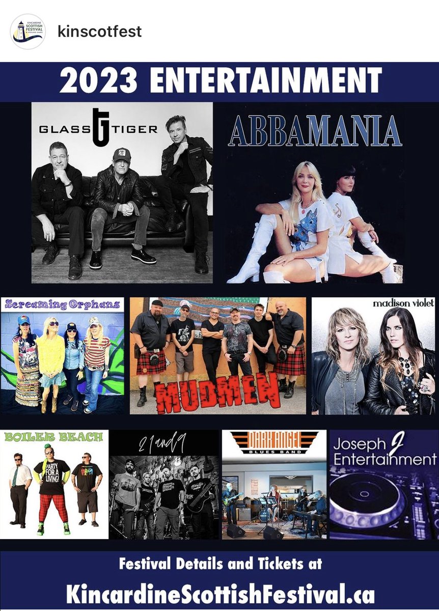 themudmen's tweet photo. This weekend in Mudville we share the stage with some great Canadian acts #mudmen #glasstiger #officialmudmen #celticrock #Countrymusic  https://t.co/ucx3y9SGLC https://t.co/32qUPf7NX8