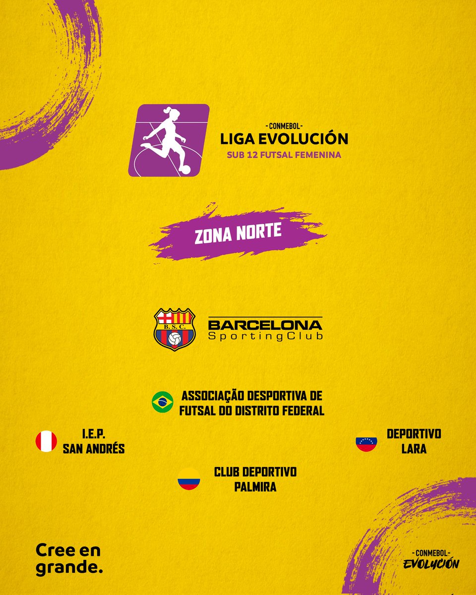 BSCEutimios's tweet image. ➡️ Conoce las fechas y horarios de la participación de nuestra #Sub12Futsal en el Torneo #LigaEvoluciónConmebol 🟡⚫️

Más detalles en: barcelonasc.com.ec/2023/07/05/sub…