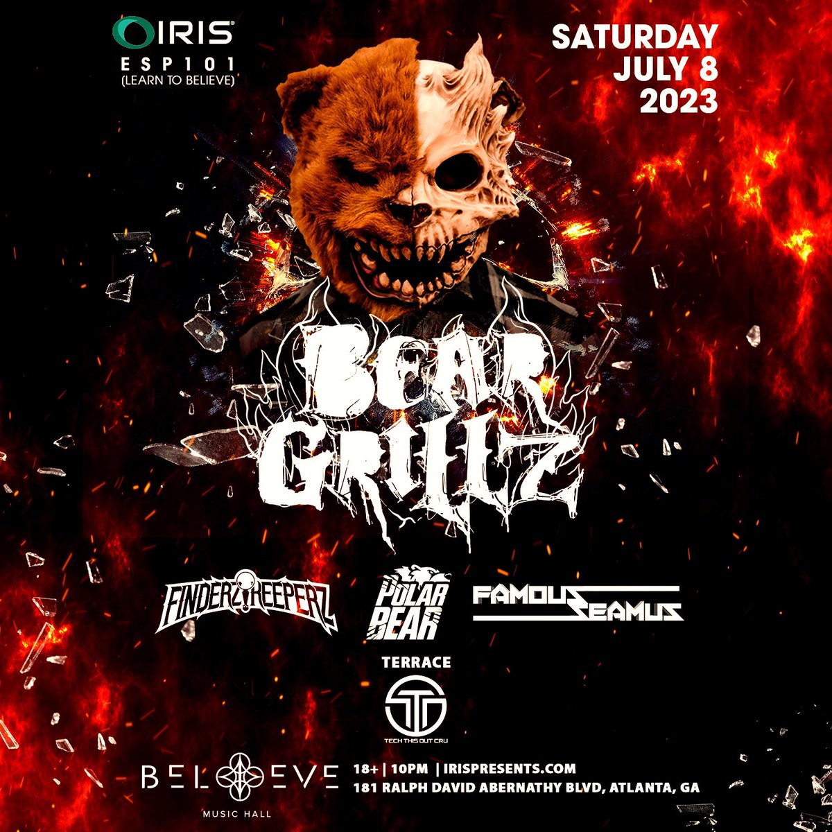 We’ve got different vibes for you this weekend at <a href="/irispresents/">IRIS Presents, Inc</a> , come experience them both!

FRIDAY
Hermitude w/ support from: <a href="/_kydkong/">KydKong</a> &amp; The Black Amigo

SATURDAY 
Bear Grillz w: support from:
Finderz Keeperz , Polar Bear, Famous Seamus

All tix: irispresents.com