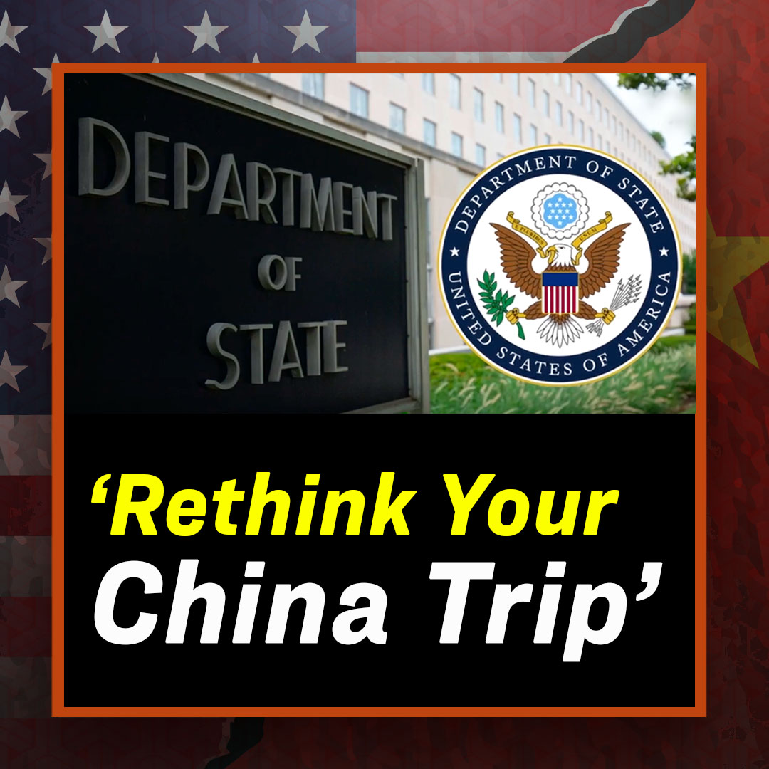TheFinalWarFilm's tweet photo. The U.S. advised Americans to reconsider their travel plans to China due to concerns over arbitrary law enforcement, exit bans, and the potential for wrongful detentions.

#USChina #Beijing #America #america #ChinaCCP #USA #US #China #CCP #American https://t.co/XkMKT3UeYV
