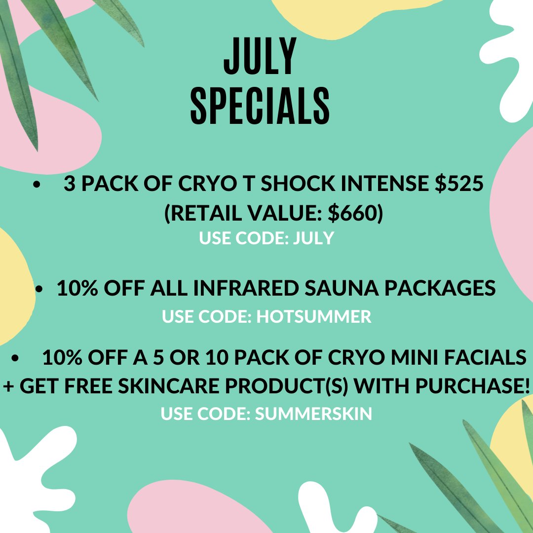 RecoveryScienc4's tweet photo. JULY SPECIALS! ☀️ - https://t.co/Vbm7evh2UP https://t.co/RXjPounqvM