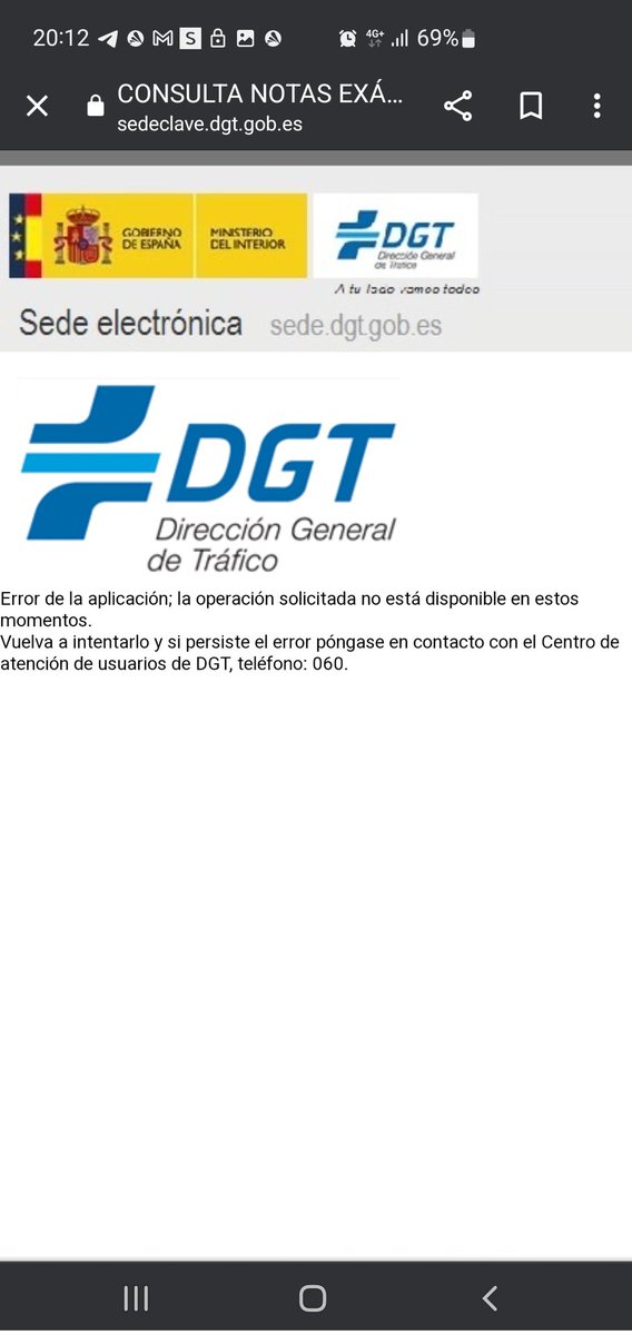 JCM9604's tweet photo. @DGTes Alguna idea de cuando vais a arreglar la página de la DGT?? Desde el lunes estoy intentando descargar el permiso de conducción provisional y salta este error...Llamo al 060 y me dicen que tengo que tener paciencia...ya lleva así 3 dias https://t.co/Y7DTrM5XLw