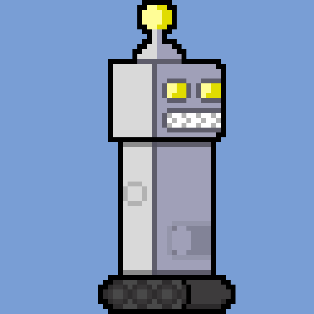 TheToastDev's tweet photo. Art of a random robot drawn in 2020 as a practice piece by @CommanderQball https://t.co/SnpaTfO82b
