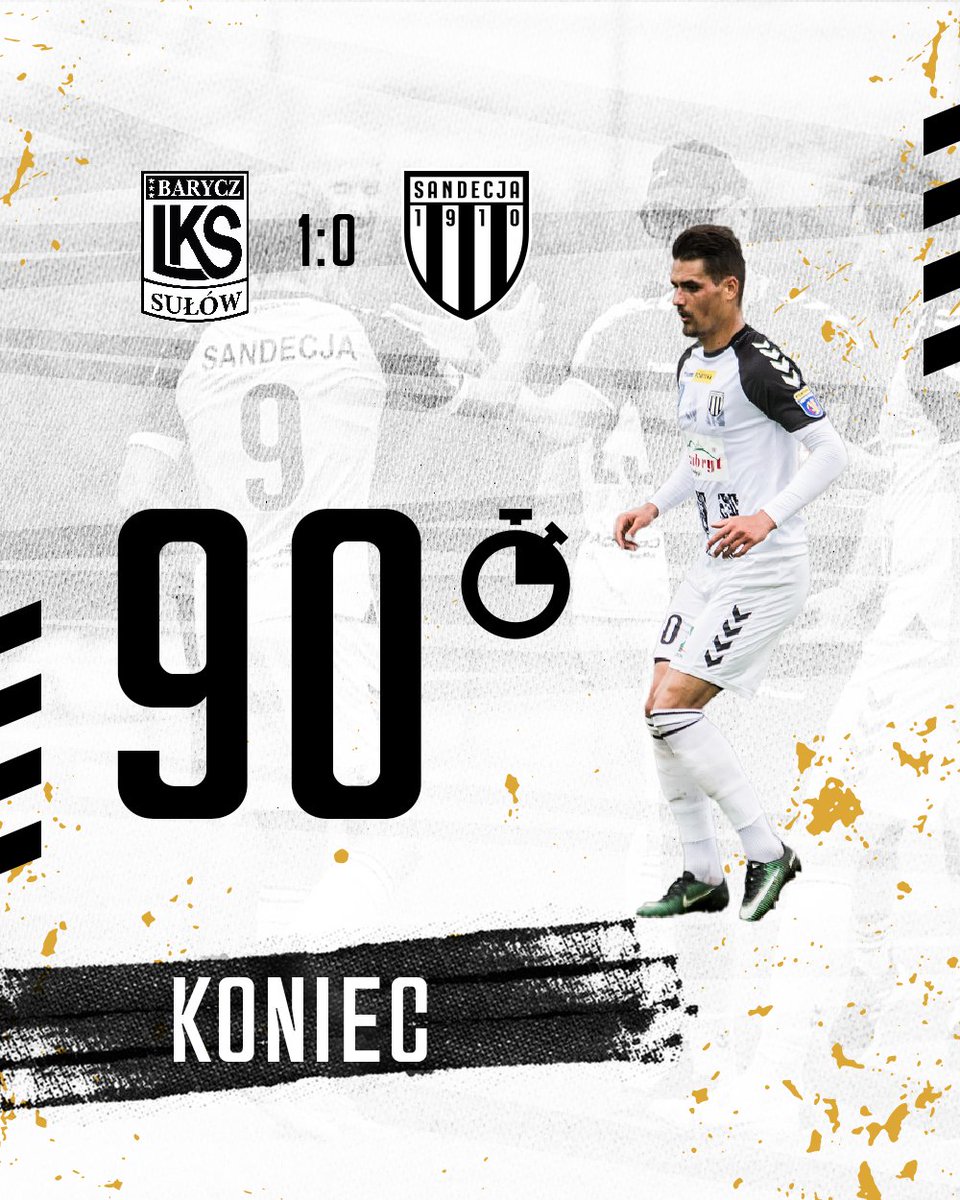 SandecjaNS's tweet photo. #BARSAN | Koniec meczu ⚪⚫ https://t.co/eHNWf6X32q