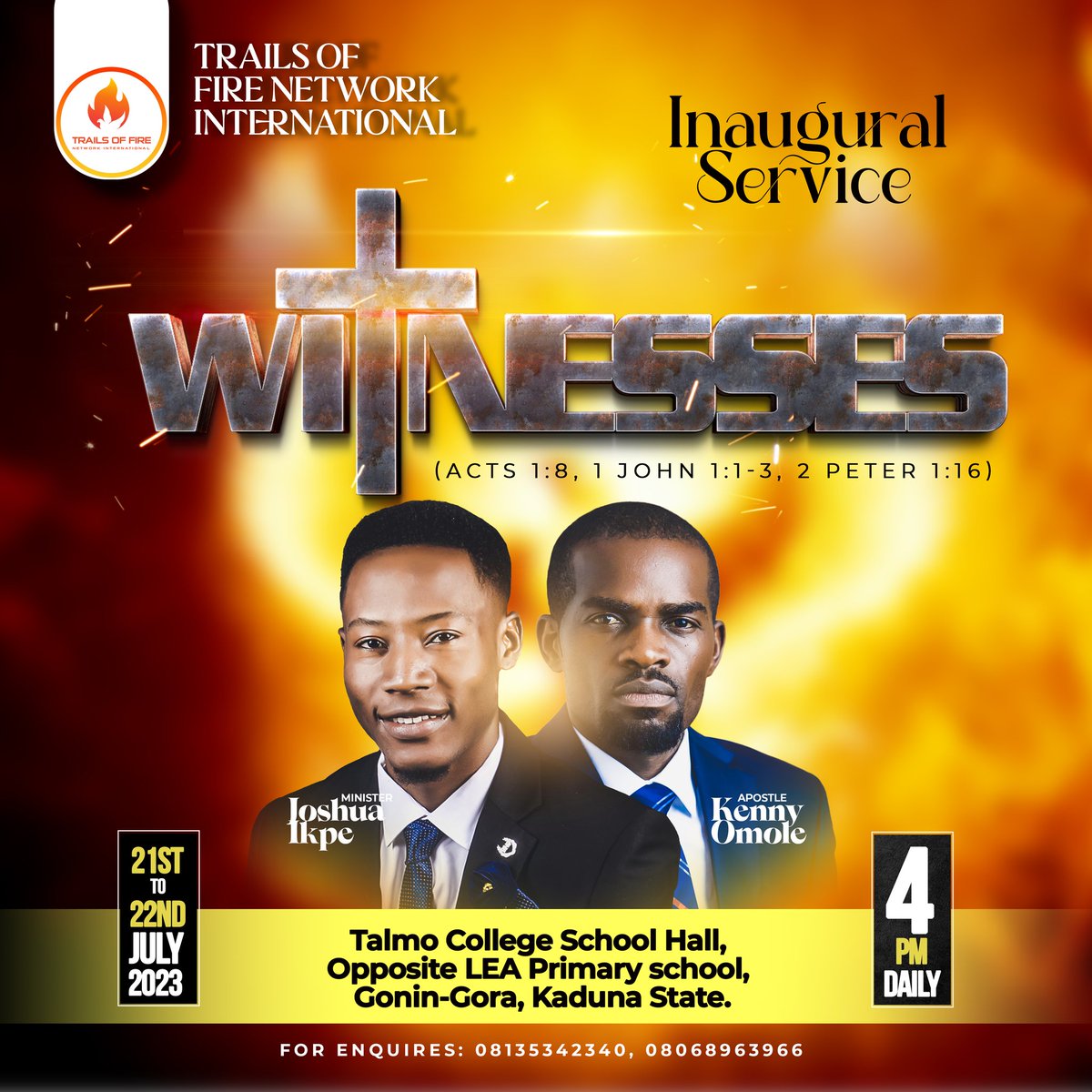 IkpeGodwinJosh2's tweet image. Pray for us. Save the dates on your calendar. Do well to avail yourself