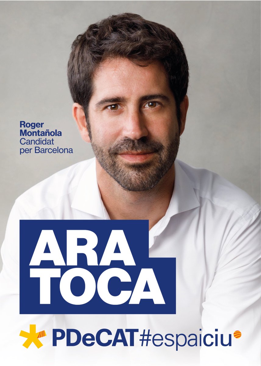 🗣️ Recomençar de nou per la millor Catalunya!

Ara toca fer política útil,
Ara toca fer política per a adults,
Ara toca prendre decisions,
Ara toca recuperar el somriure.

🔵 Amb Roger Montañola, 
#AraToca PDeCAT - Espai CiU!

📲 t.me/PDemocrataCAT