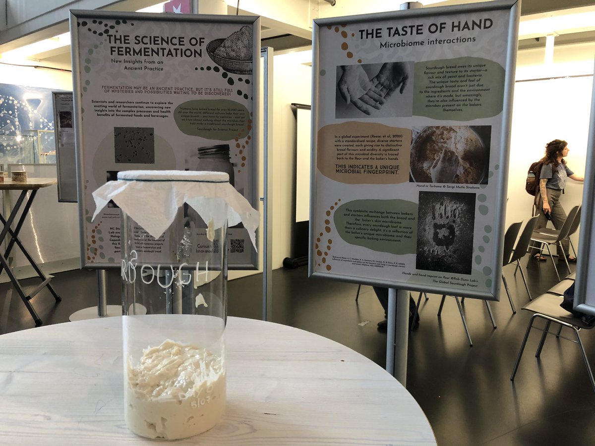 huiyingnglou's tweet photo. First snaps from day 0 of  @thinkferment's exhibition @DeutschesMuseum supported by Munich Science Communication Lab #mscl #fermentation 

curated by Sevgi Mutlu Sirakova, Nakul Heroor and Elena Palma 💕💕
@sevgimutlu80 @nrheroor 

Swallowing the museum 😋 https://t.co/1qQyVKKRdS