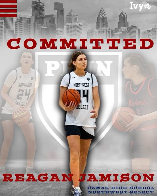 Reagan Jamison (@reagan_jamison) on Twitter photo Blessed and excited to announce my commitment to the admissions of University of Pennsylvania & Wharton. Beyond thankful to God, my family, and coaches who make up an unconditional support system.
Philly… it’s UPPP📍<a href="/PennWBB/">Penn Women's Basketball</a> #FightOnPenn Blessed and excited to announce my commitment to the admissions of University of Pennsylvania & Wharton. Beyond thankful to God, my family, and coaches who make up an unconditional support system.
Philly… it’s UPPP📍<a href="/PennWBB/">Penn Women's Basketball</a> #FightOnPenn