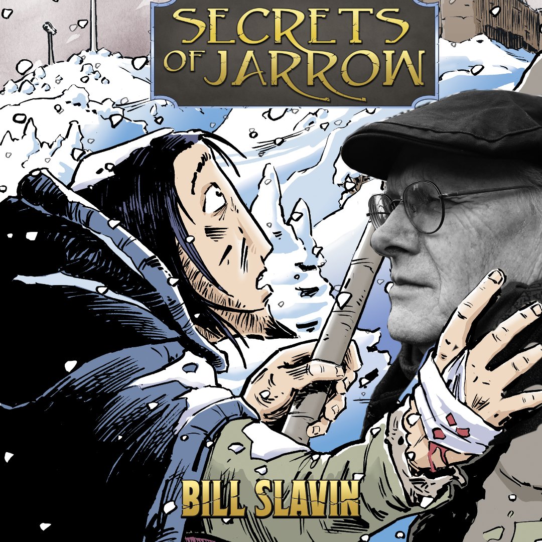 Meet 'Secrets of Jarrow' author & illustrator Bill Slavin at Peterborough Chapters this Saturday (July 8th) 11am-3pm Get your graphic novel signed, and you might get a lovely sketch in your book too.