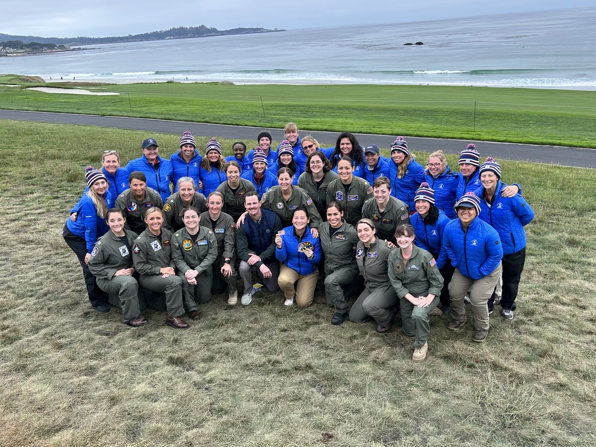 GCM_Magazine (@gcm_magazine) on Twitter photo What did an all-women crew of naval aviators want to do after conducting a Fourth of July flyover of Pebble Beach in honor of the <a href="/uswomensopen/">U.S. Women's Open</a>? They wanted to meet the <a href="/womeninturfteam/">Women in Turf Team</a> helping prepare the course for the championship. What did an all-women crew of naval aviators want to do after conducting a Fourth of July flyover of Pebble Beach in honor of the <a href="/uswomensopen/">U.S. Women's Open</a>? They wanted to meet the <a href="/womeninturfteam/">Women in Turf Team</a> helping prepare the course for the championship.