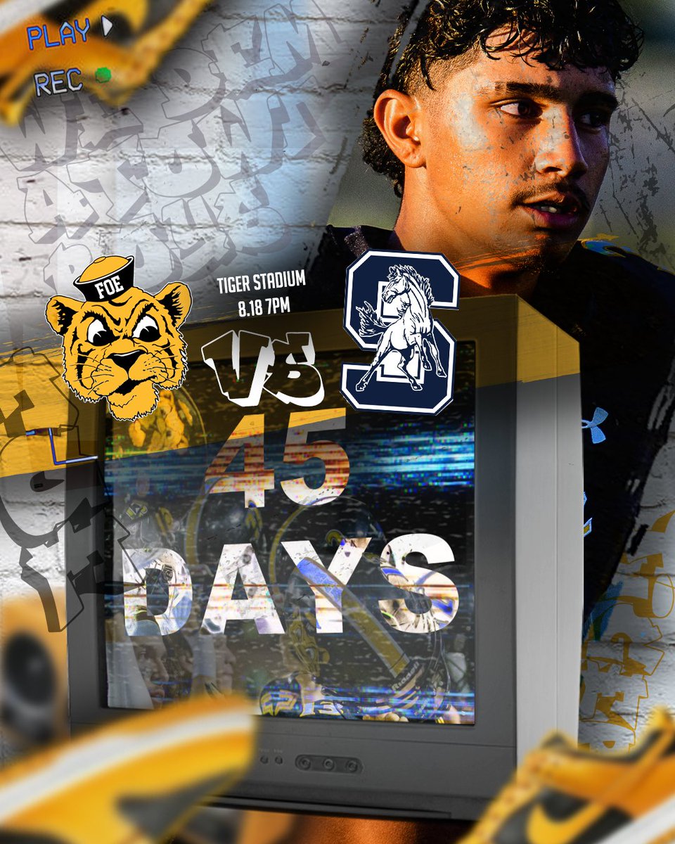 THE COUNTDOWN IS ON !! 45 days until KICKOFF at TIGER STADIUM! 

#itsagreatdayintigercountry #FOE #RingTheBell