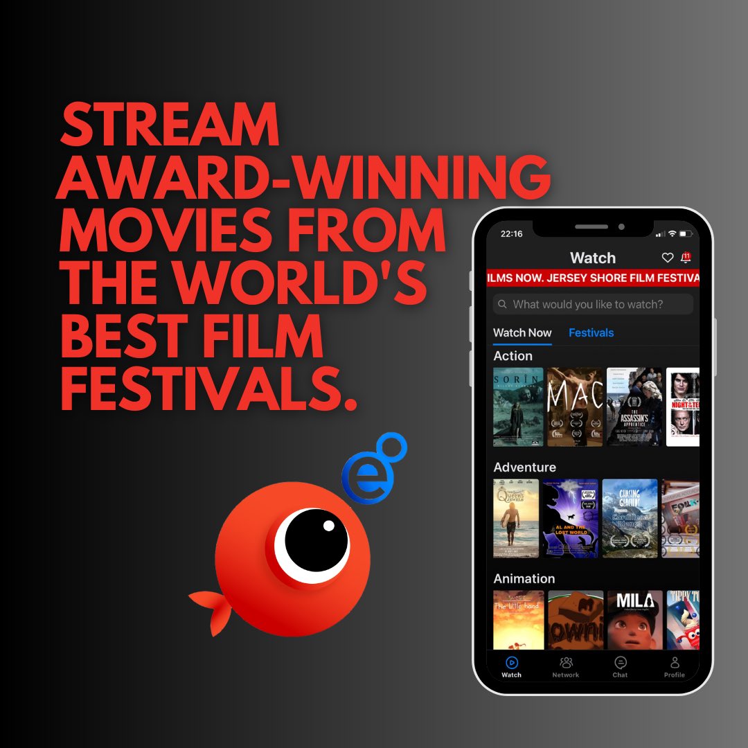 entertainoxygen's tweet photo. ๐บ Stream award-winning movies from the worldโs best film festivals, anytime anywhere!
Download here ๐
https://t.co/TMpyCzsuet
#eoapp #streaming #networking #filmmakers #filmcrew https://t.co/xS3WBcs4Uc
