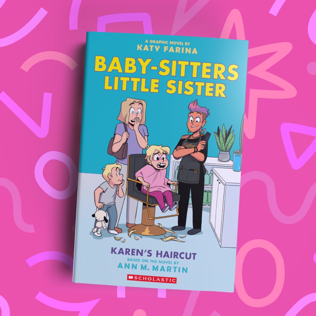 GraphixBooks's tweet photo. 🎉 Baby-Sitters Little Sister #7: Karen's Haircut is out now! Find out how Karen regains her confidence after a haircut gone wrong in the latest installment of the BSC Little Sister series by Ann M. Martin, illustrated by @Kate_Farina. https://t.co/6vN6yFG2Av https://t.co/FooY9eiWKJ