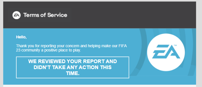 imthe_jackal's tweet photo. @EA  really, reported someone because they had a Horribly offensive name that i will not reply here and this is what i get 

JEEEEZ https://t.co/rqY7GXHUyJ