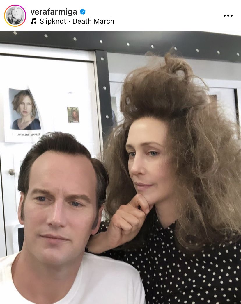 Vera Farmiga wishing Patrick Wilson a happy birthday set to Slipknot s Death March, I don t know a better person. 