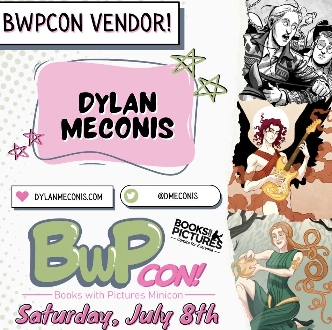 Portland! I’ll be tabling at BwPCon this Saturday — I’ll have lots of books, linocut prints, patches, and a big batch of secret prints from years past that haven’t been for sale anywhere else in years!