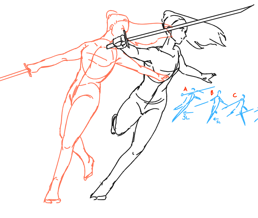 Arrogant Sword Pose - CLIP STUDIO ASSETS