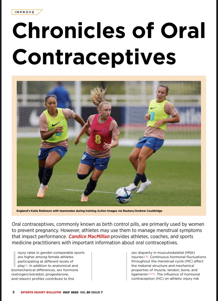 Candice MacMillan (@candicephysio) on Twitter photo Proud to be part of this female athlete focussed issue of <a href="/SportsInjurySIB/">SportsInjuryBulletin</a> #femaleathlete #FIFA Proud to be part of this female athlete focussed issue of <a href="/SportsInjurySIB/">SportsInjuryBulletin</a> #femaleathlete #FIFA