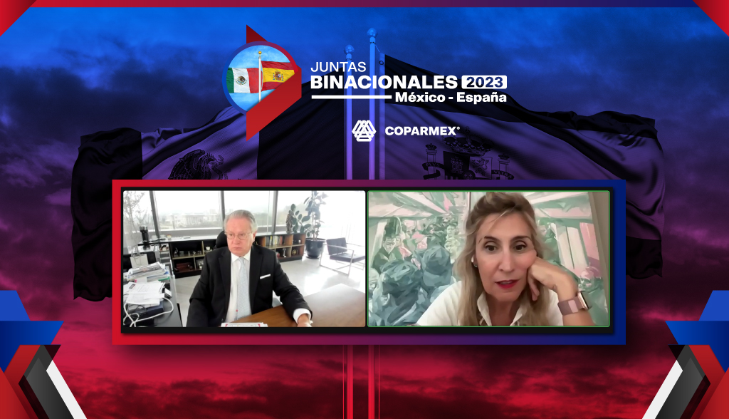 🇲🇽🤝🇪🇸 #JuntasBinacionales2023 | Iniciamos el segundo día de actividades con la Conferencia Magistral "Retos y Oportunidades de las Empresas en Iberoamérica", donde la Presidenta de <a href="/CEAPIconsejo/">CEAPI</a>, <a href="/nuriavilanova/">Núria Vilanova Giralt</a> y nuestro Vicepresidente Nacional de Desarrollo Democrático, Alberto