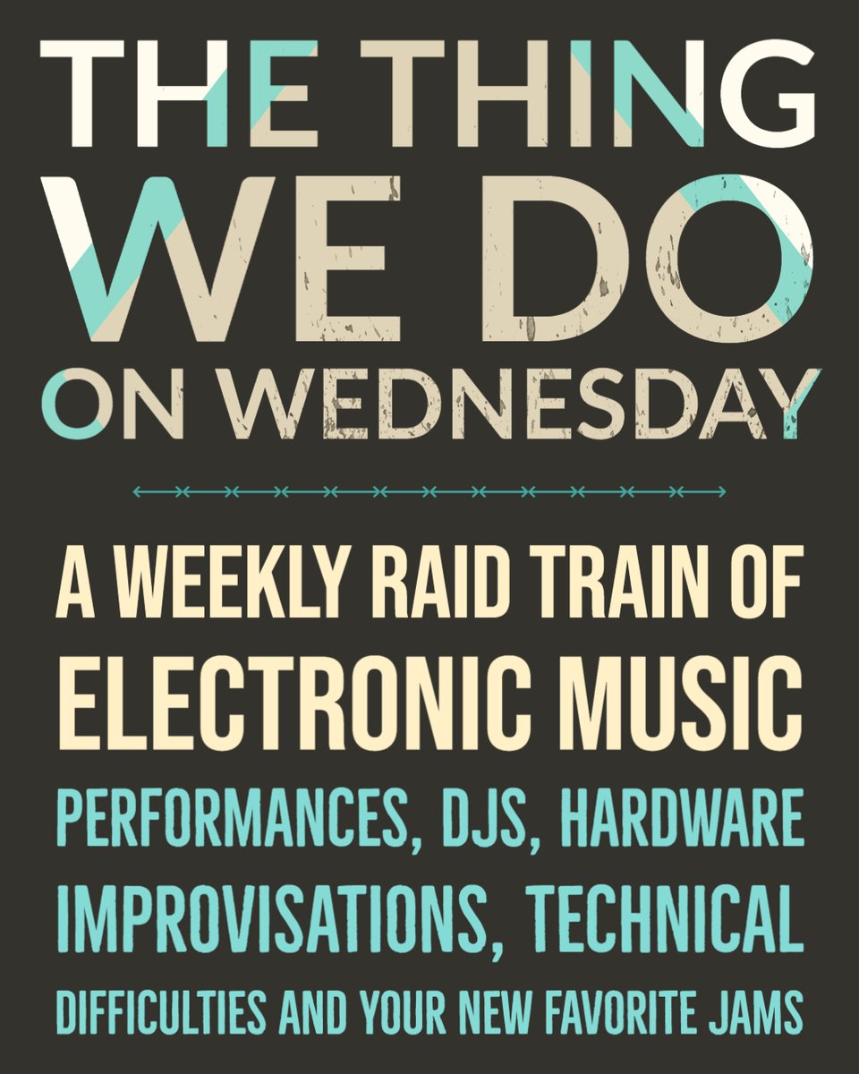 denardhenry's tweet photo. //Now Live// #Twitch Wednesday Collab: #TTWDOW #SwuBunker #LiveStream
.
π https://t.co/NJsM32QLQl
.
β’ #SonicSeekers #ElectronicMusic #Ambient #DubTechno #Electro #Experimental #IDM #IndustrialTechno #Techno #DenardHenry #SonicArchitect #JanaClemen #AbstractSoul #Doomfam https://t.co/bgKIGKhpBm