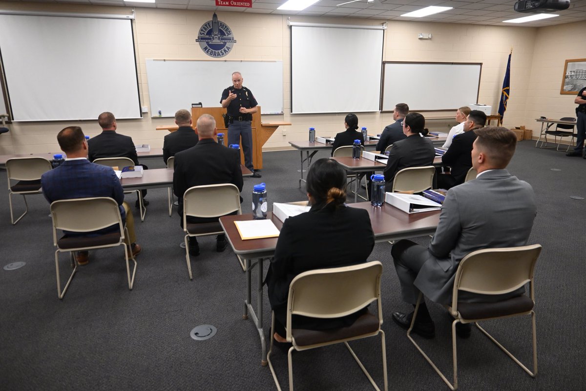 Welcome Camp 68! 11 new recruits are beginning their adventure in public service today. Applications open again August 1 on nebraskatroopers.com