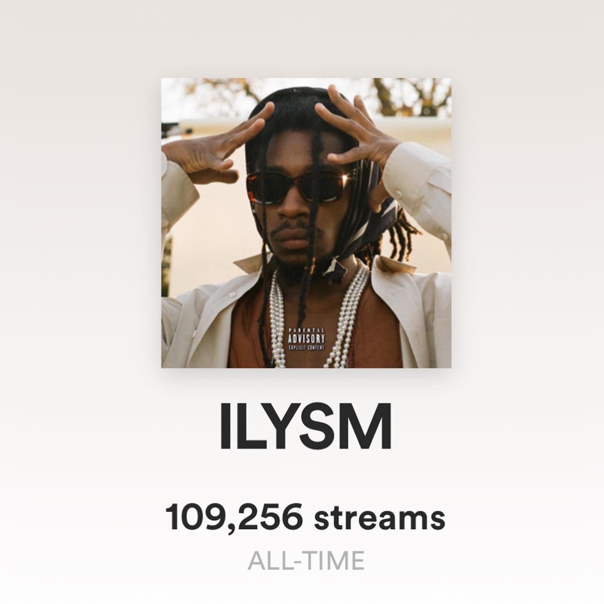 “ILYSM” w/ @PELLYEAH Thank YOU so much 🫵🏾🫶🏾 100K down, let’s make it 200! open.spotify.com/track/3sGRWDxc…