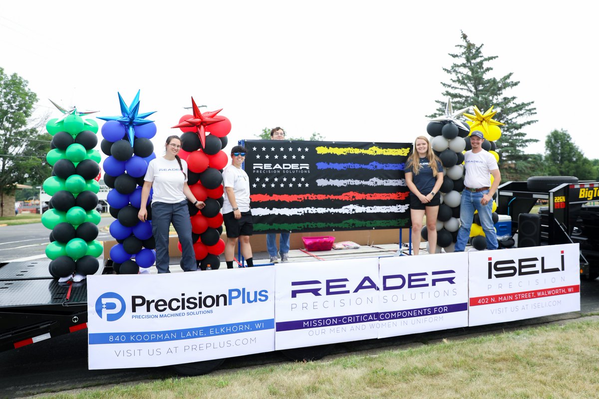 ReaderPrecision's tweet image. Reader Precision Solutions in the Community! 🥳 🎆🚒We had a blast at the East Troy 4th of July parade saluting our first responders on the front line! Our float was on fire (figuratively, of course!) 🔥

RPS team members wish everyone a happy and safe Fourth of July! 🥳🎆🇺🇸