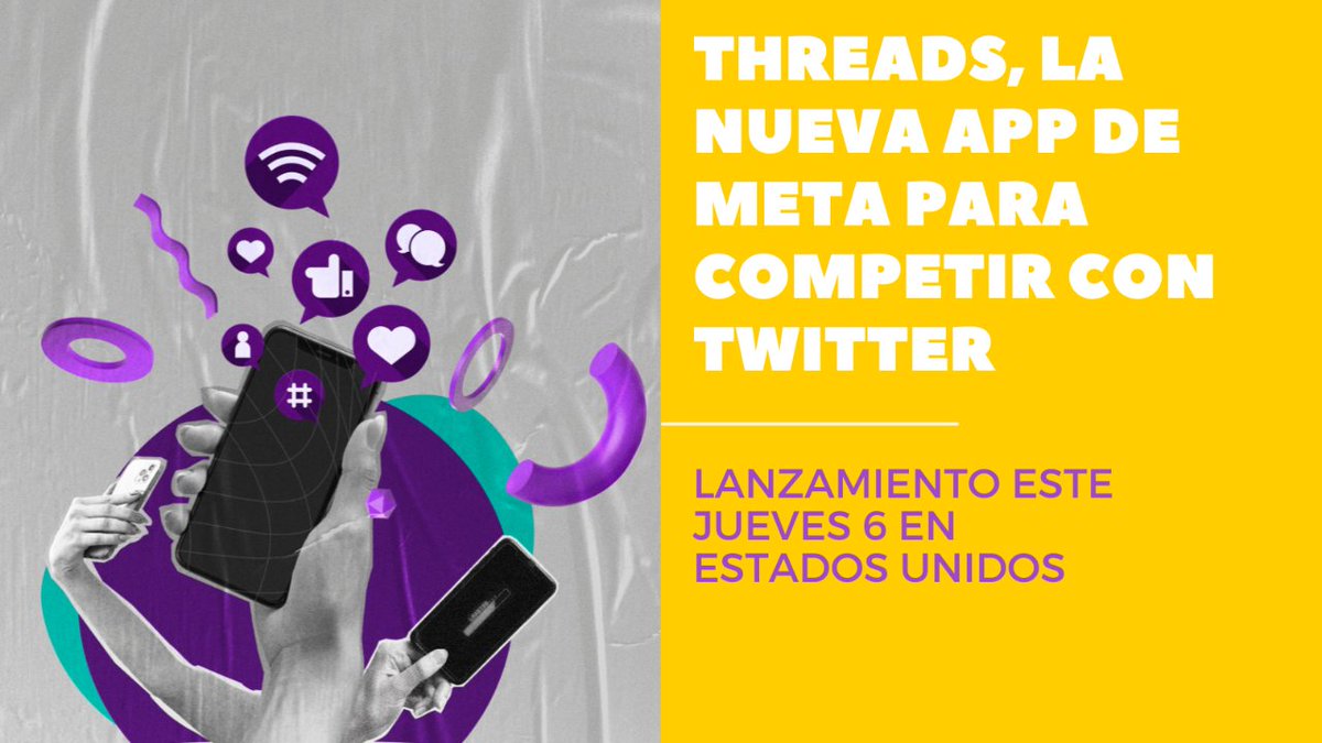 Enredatt's tweet photo. Meta pone en marcha una cuenta atrás para el lanzamiento de su nueva app, Threads by Instagram, que se presenta como una alternativa a Twitter.
#Threads #Instagram #Twitter #ThreadsByInstagram #Meta https://t.co/oIYpnCd0oW