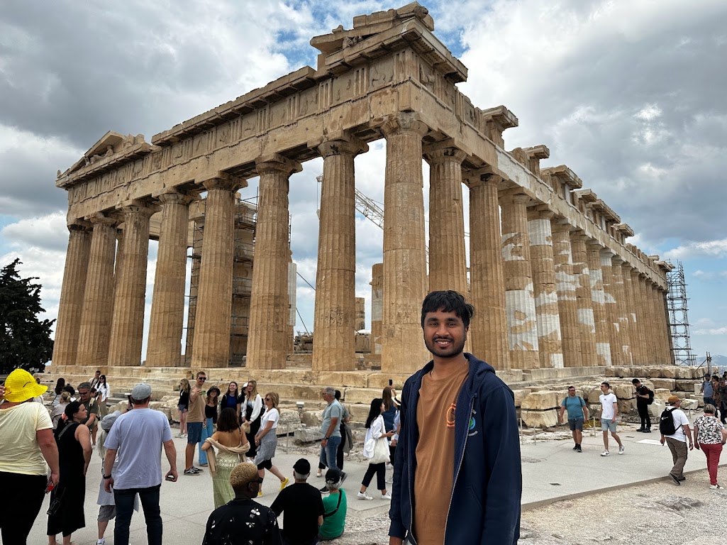 gopavasanth1999's tweet photo. 📸 Unforgettable moments at #wmhack 2023 in Athens, Greece! Collaborating with fellow Wikipedians, hacking on Wikipedia, and exploring the breathtaking Acropolis and stunning beaches. A perfect blend of innovation and adventure! 🌟💻🏛️🏖️ #Athens #wmhack #Greece https://t.co/4bP99rYSFw