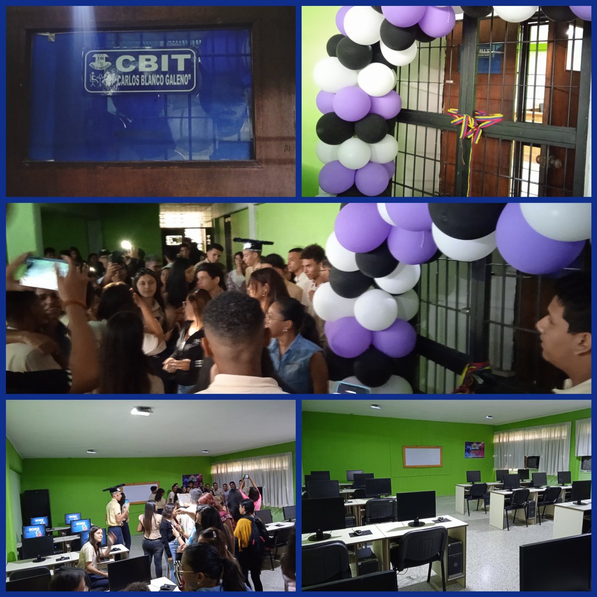 #05Julio 🖥️Equipo CBIT Libertador presente durante socialización de proyectos de 5to año y reapertura del CBIT Carlos Blanco Galeno 🤜🤛