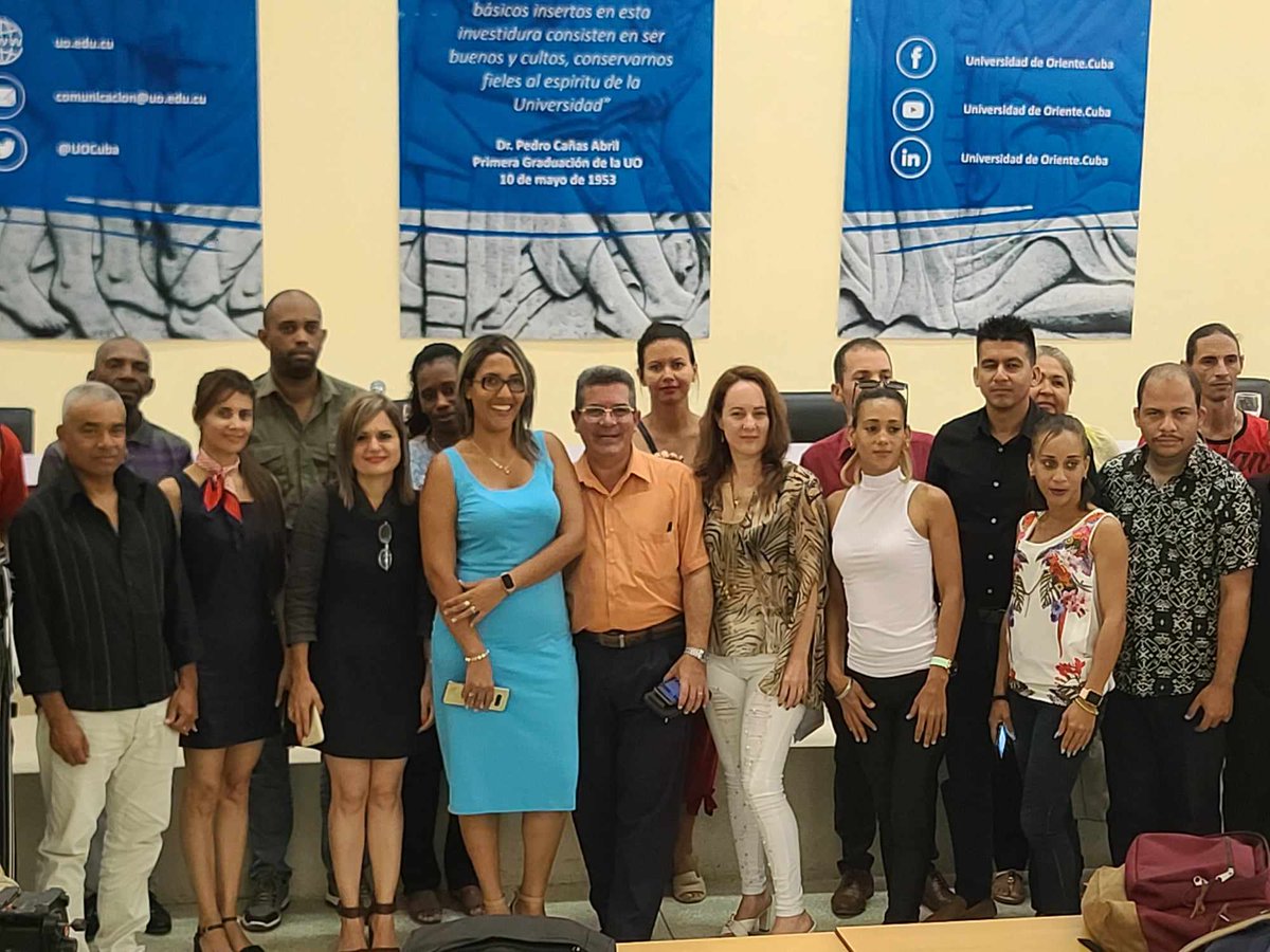 daidee_teruel's tweet image. #Taller experiencia favorable en en el proceso de transformación digital. Desde la @UOCuba, en conjunto con el @MINCOMCuba socializando la informatización en la sociedad.
#Comunicación.
#Informatización.