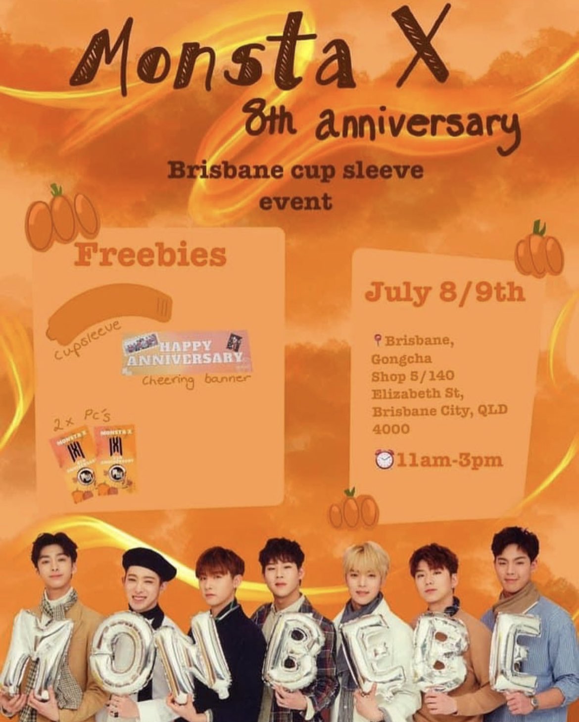 BrisKpopFans On Twitter Monbebe Of Brisbane Come Celebrate Monsta Briskpopfans on twitter monbebe of brisbane come celebrate monsta