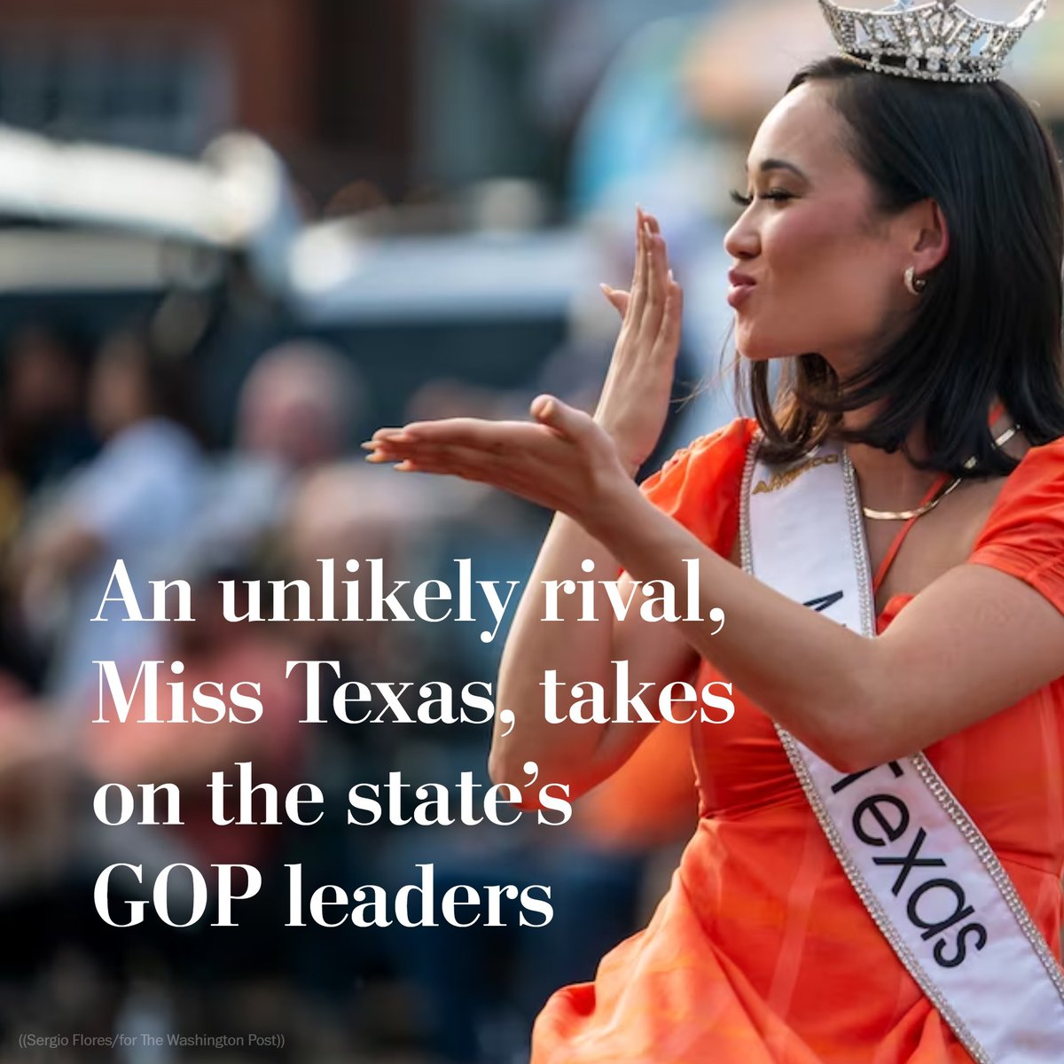 The fact that Averie Bishop has professed her liberal views on race, abortion, immigration, voting, same-sex marriage, school shootings and comprehensive sex education may not be surprising considering she’s 26.

What is startling is that Bishop has spoken out while competing