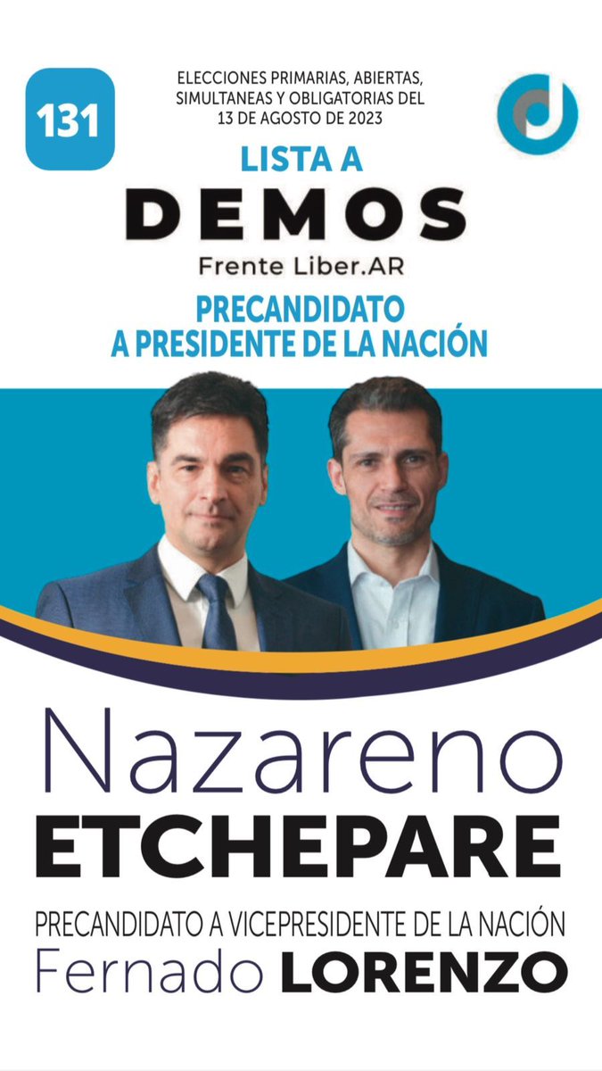 Ignacio_RA10's tweet image. El sentido común ya tiene su fórmula presidencial.