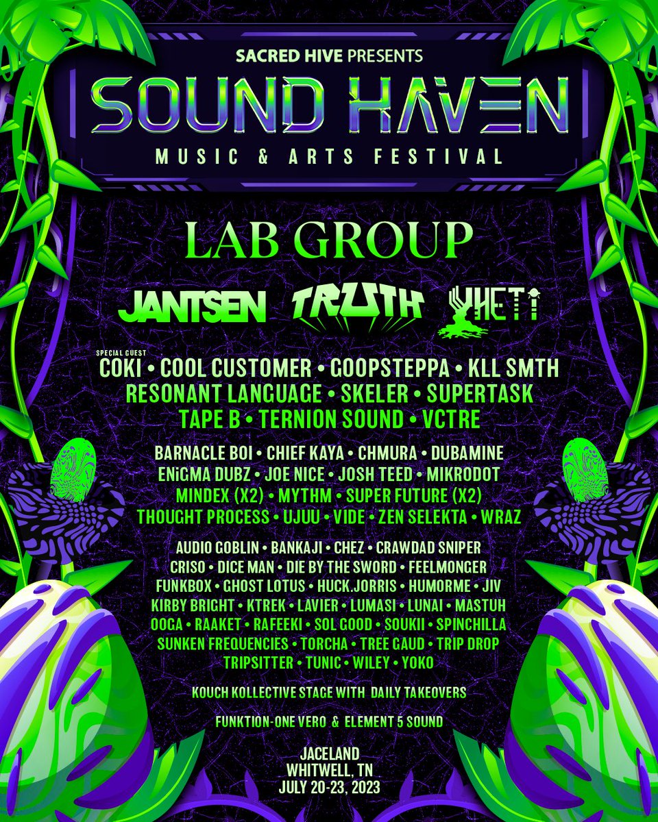 Sound Haven (@soundhavenfest) on Twitter photo We’re giving away 2 VIP tickets to Sound Haven for a lucky winner. This will be our last ticket giveaway on Twitter 🫡
To enter:
- RT and like this tweet
- Tag the squad you’re bringing below
- Follow <a href="/SoundHavenFest/">Sound Haven</a>
WINNER PICKED ON JULY 12TH! We’re giving away 2 VIP tickets to Sound Haven for a lucky winner. This will be our last ticket giveaway on Twitter 🫡
To enter:
- RT and like this tweet
- Tag the squad you’re bringing below
- Follow <a href="/SoundHavenFest/">Sound Haven</a>
WINNER PICKED ON JULY 12TH!
