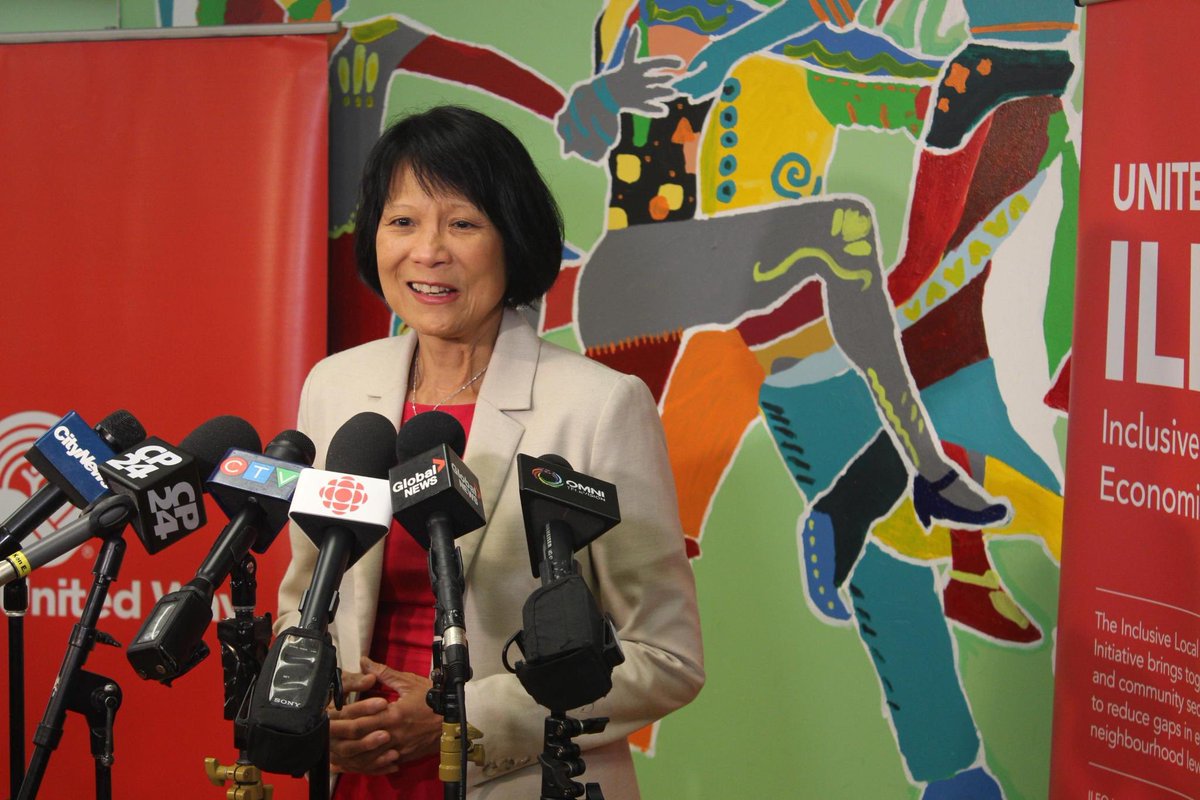 oliviachow's tweet photo. Toronto needs more housing of all kinds—especially homes you can afford. 

Earlier today with @UWGreaterTO, I met public, private, and community partners to discuss community-focused models for building new housing—like what they’ve pioneered in Scarborough’s Golden Mile. https://t.co/StsR1W9AXu
