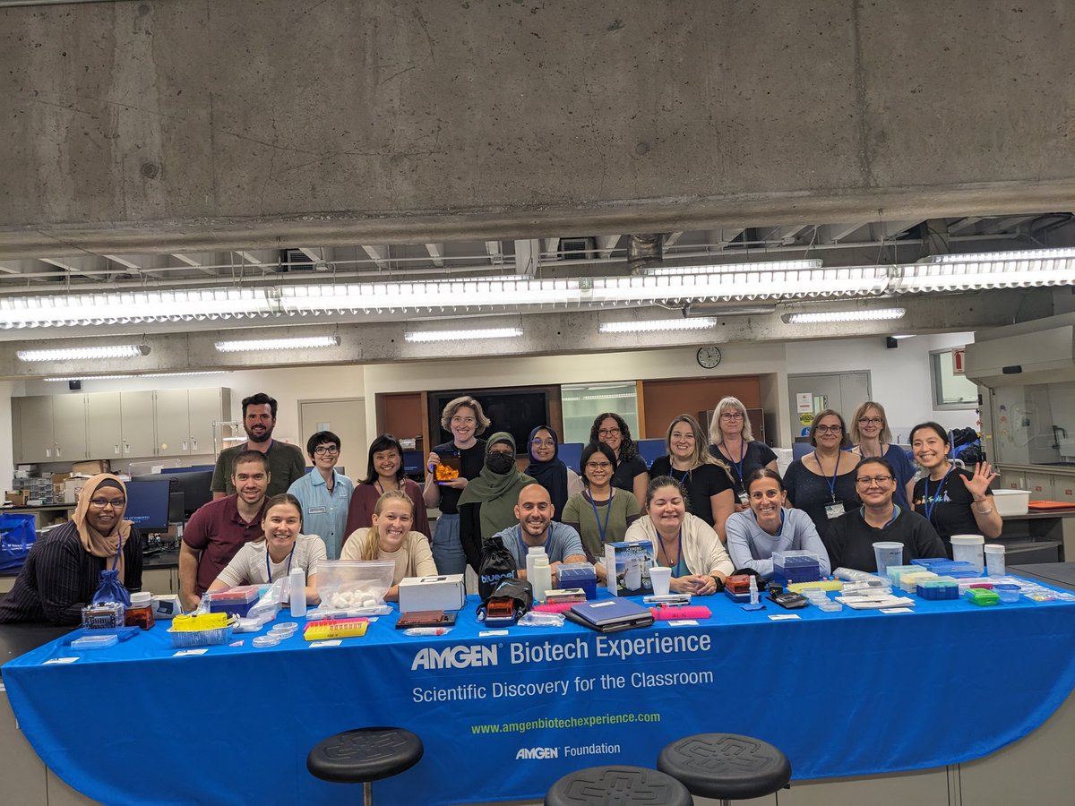 Another day, another gel prediction, another purification!! Amazing day two of #ABEPDI in July is in the books, full of happy smiling trained teachers!! 

Tomorrow: PCR!!

<a href="/ABEProgOffice/">Amgen Biotech Experience (ABE) Program Office</a> <a href="/AmgenFoundation/">Amgen Foundation</a> <a href="/AmgenCanadaGM/">Ugur Gunaydin</a> <a href="/UTM_Research/">UTM Research & Innovation</a> <a href="/UTMBiology/">UTM Biology</a> <a href="/UTM_CPS/">UTM CPS</a>